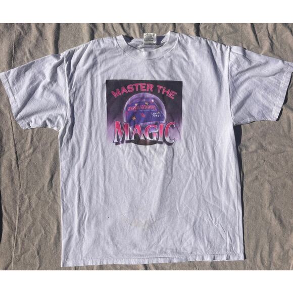 PowerPro Vintage Men's T-Shirt Master the Magic Money Player's Club Biloxi XL - Picture 1 of 8